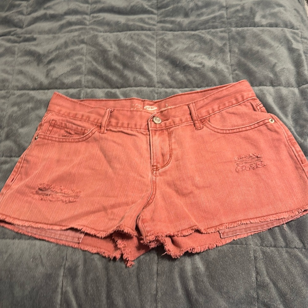 Old navy light brick red women’s size 2 shorts